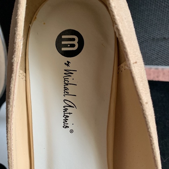 Micheal Antonio Love Me 2 Faux Suede Nude Pumps - Picture 6 of 14